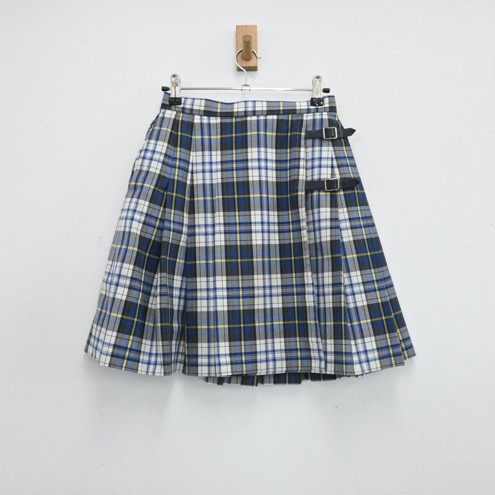 【中古】大阪府 追手門学院高等学校 女子制服 2点（シャツ・スカート）sf006356