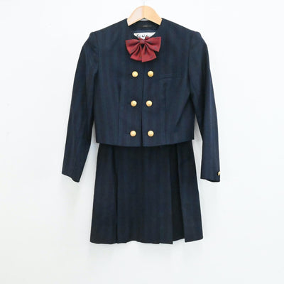 【中古】静岡県 浜松学芸高等学校 女子制服 3点（ブレザー・スカート）sf006368