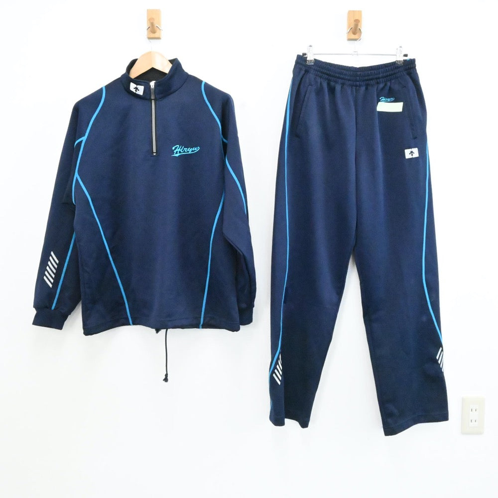 中古制服】静岡県 飛龍高等学校 男子制服 4点（ジャージ 上