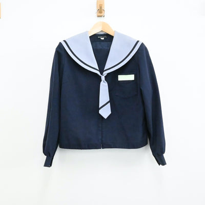 【中古】宮崎県 久峰中学校 女子制服 3点（セーラー服・スカート）sf006406