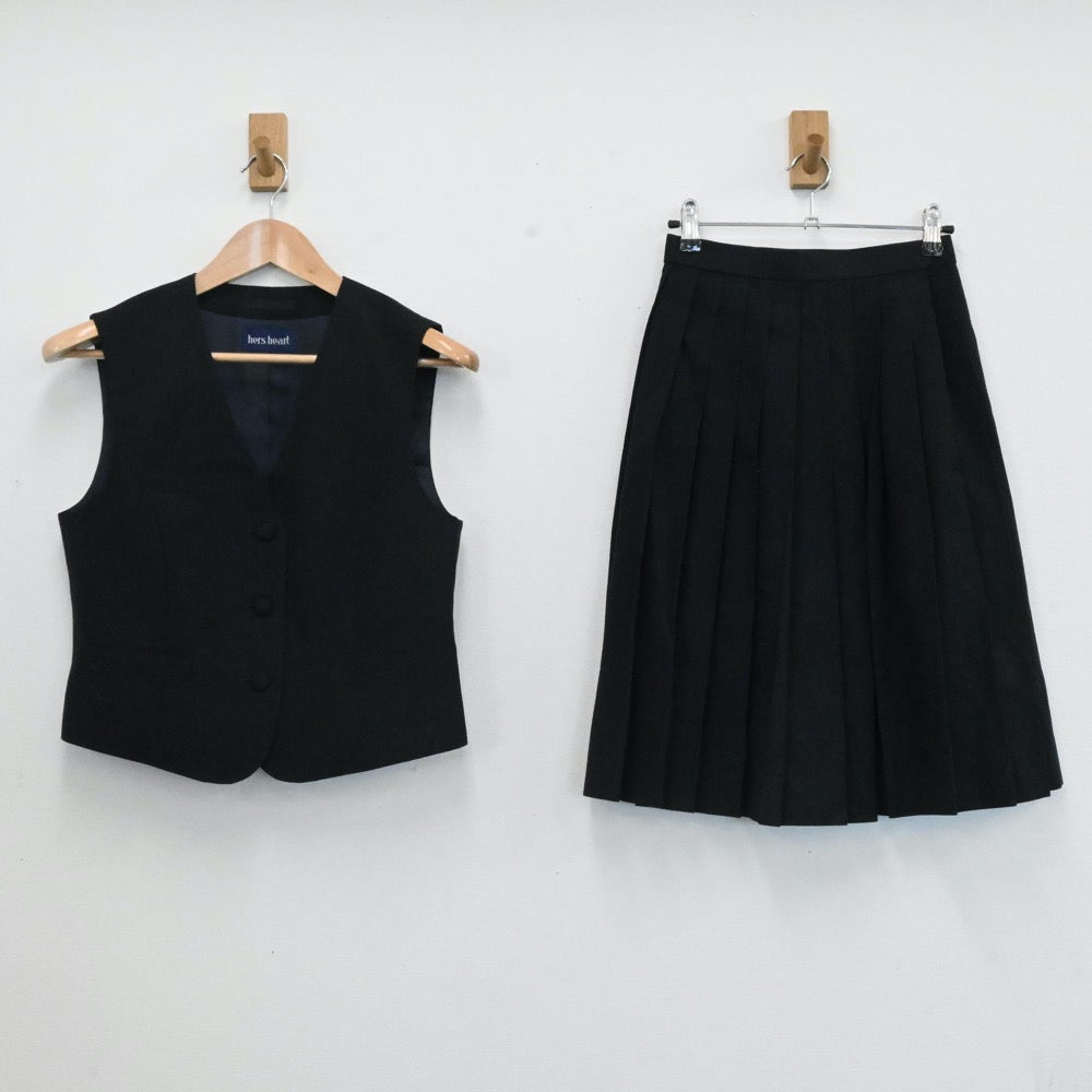 うさぎ　バスガイド制服ピンストライプベスト1点・スカート2点セット うさぎ様専用 バスガイド制服ピンストライプベスト1点・スカート