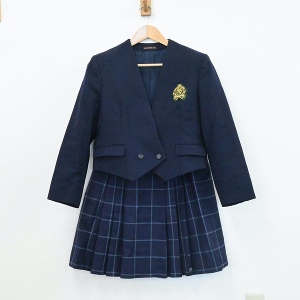 【中古】岐阜県 富田高校 女子制服 2点（ブレザー・スカート）sf006423