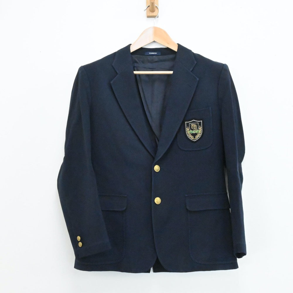【中古】東京都 豊島学院高等学校 男子制服 3点（ブレザー・ズボン）sf006446