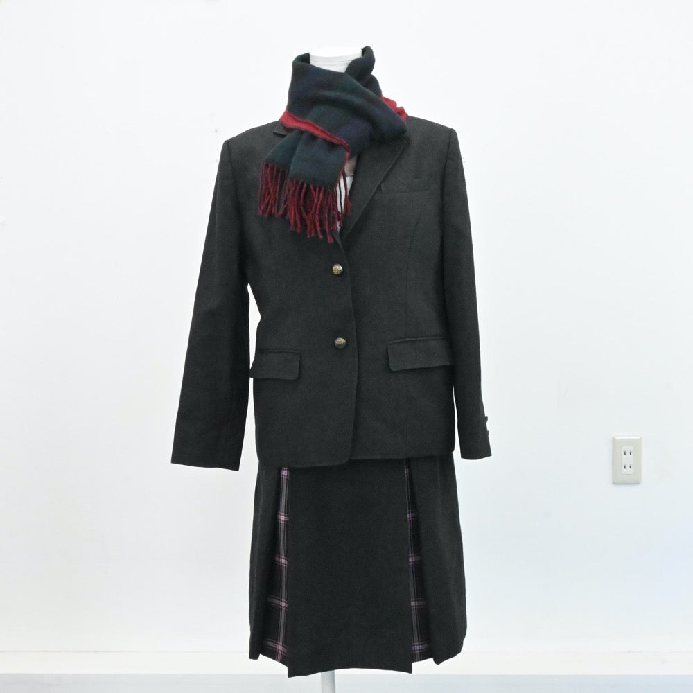 【中古】埼玉県 私立昌平高等学校 女子制服 12点（ブレザー・シャツ・ニット・スカート）sf006452