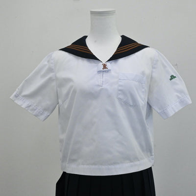 【中古】東京都 関東国際高校 女子制服 2点（セーラー服・スカート）sf006454