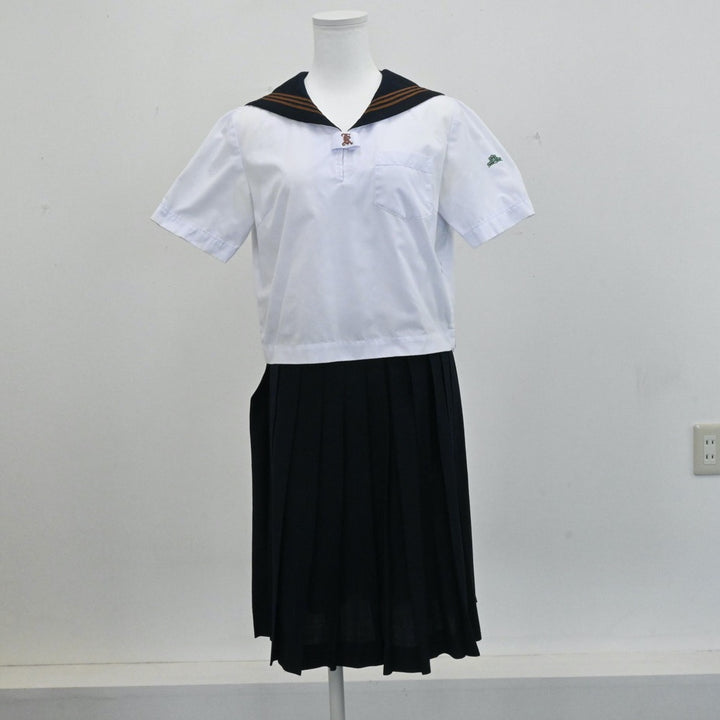 中古制服】東京都 関東国際高校 女子制服 3点(セーラー服 中古制服】東京都 関東国際高校 女子制服 3点(セーラー服