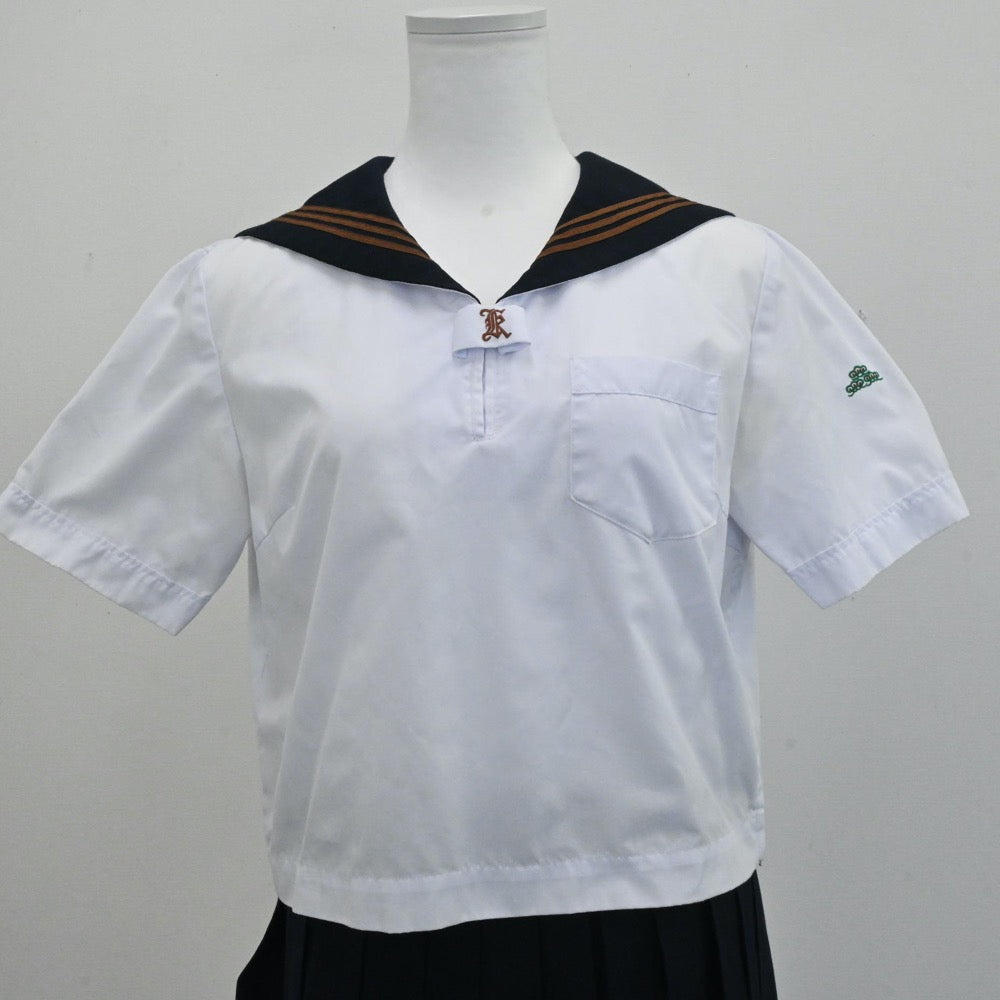 【中古】東京都 関東国際高校 女子制服 3点（セーラー服・スカート）sf006455