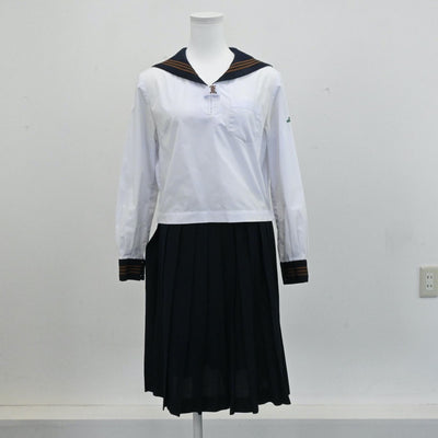 【中古】東京都 関東国際高校 女子制服 3点（セーラー服・スカート）sf006455