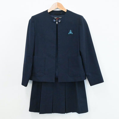 【中古】神奈川県 横浜市立南が丘中学校 女子制服 4点（ブレザー・ベスト・スカート）sf006458