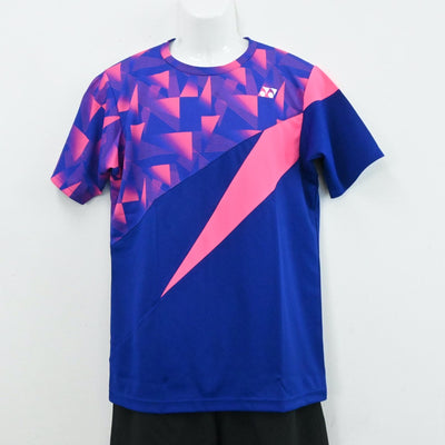 【中古】埼玉県 春日部共栄中学校 テニス部ユニフォーム 男子制服 2点（部活ユニフォーム 上・部活ユニフォーム 下）sf006469