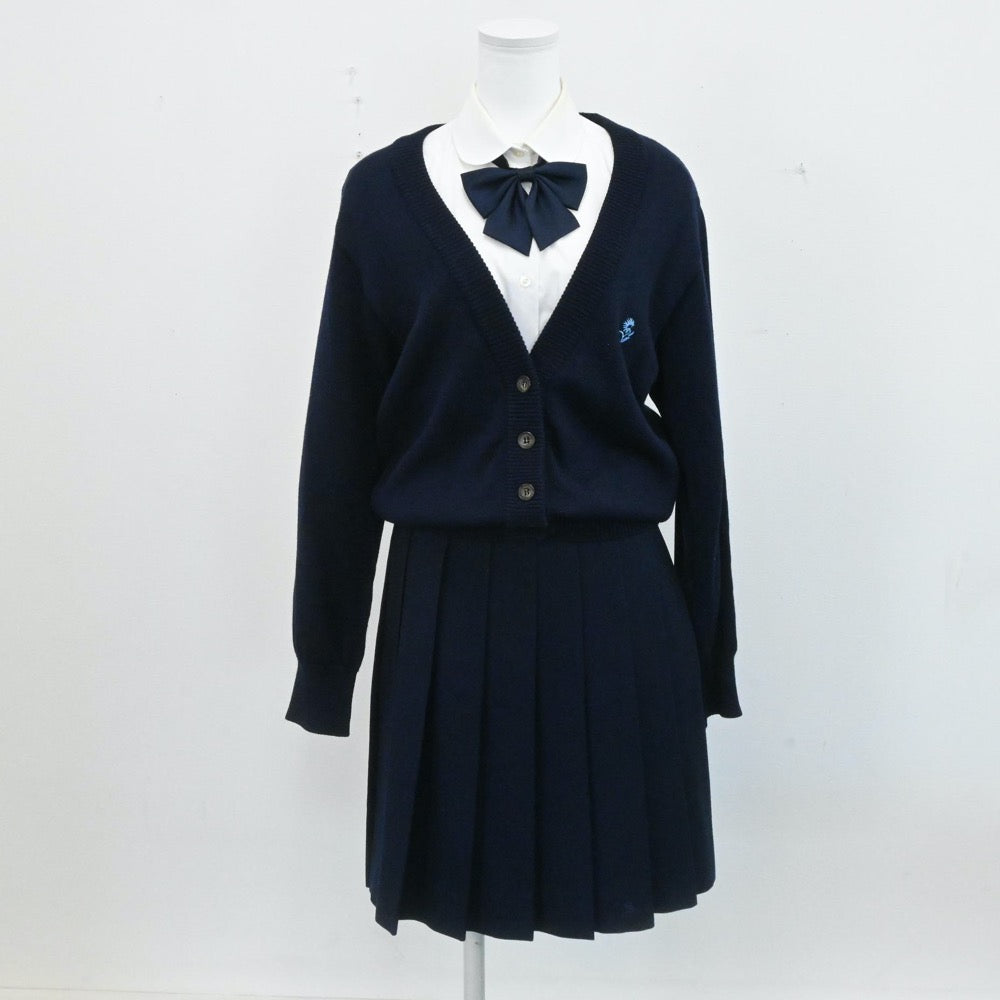 【中古】神奈川県 相模女子大学高等部 女子制服 6点（ブレザー・ニット・シャツ・スカート・スカート）sf006517