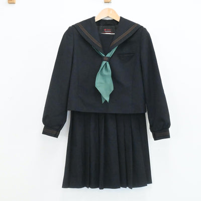 【中古】東京都 大田区立大森第四中学校 女子制服 2点（セーラー服・スカート）sf006523