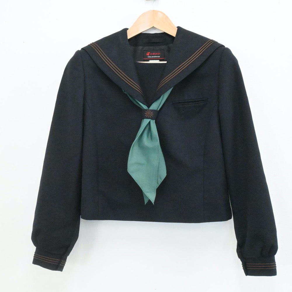 【中古】東京都 大田区立大森第四中学校 女子制服 2点（セーラー服・スカート）sf006523