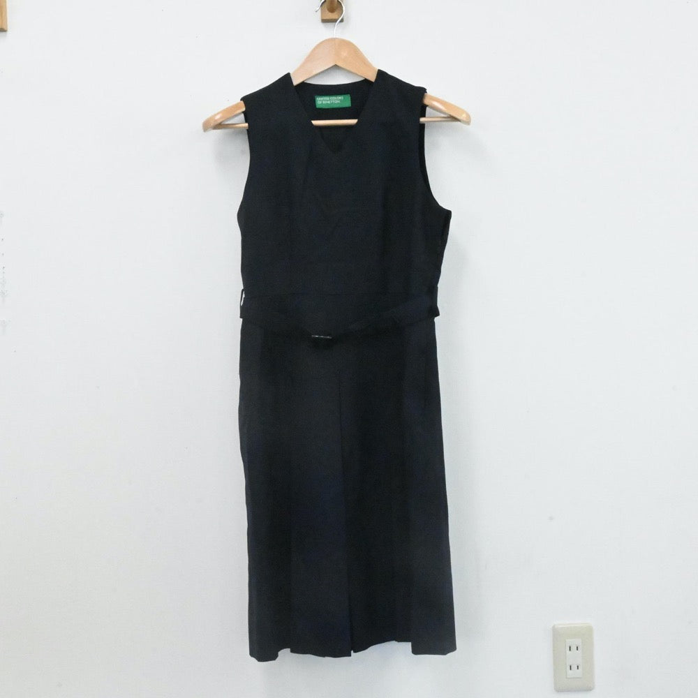 【中古】福岡県 九州女子高等学校 女子制服 3点（セーラー服・ジャンパースカート）sf006590