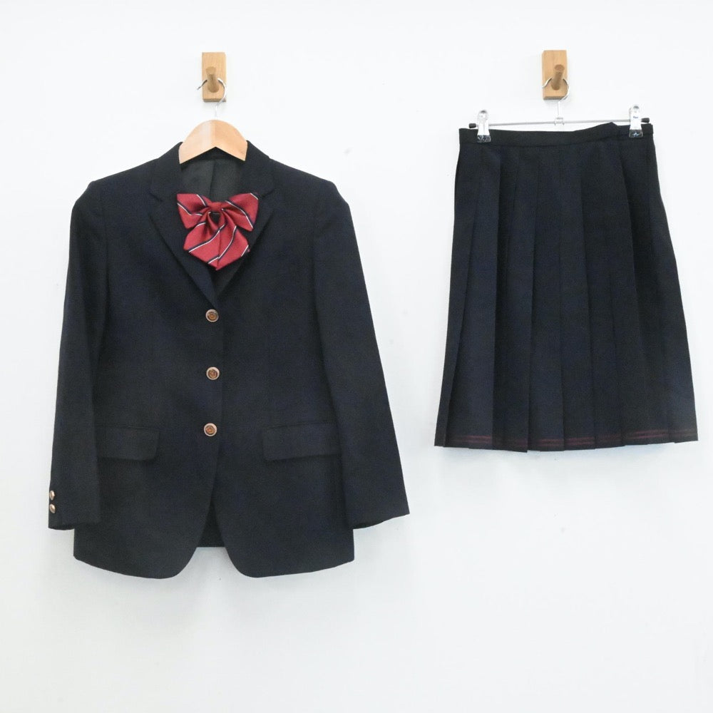 【中古】静岡県 浜松開誠館高等学校 女子制服 3点（ブレザー・スカート）sf006593