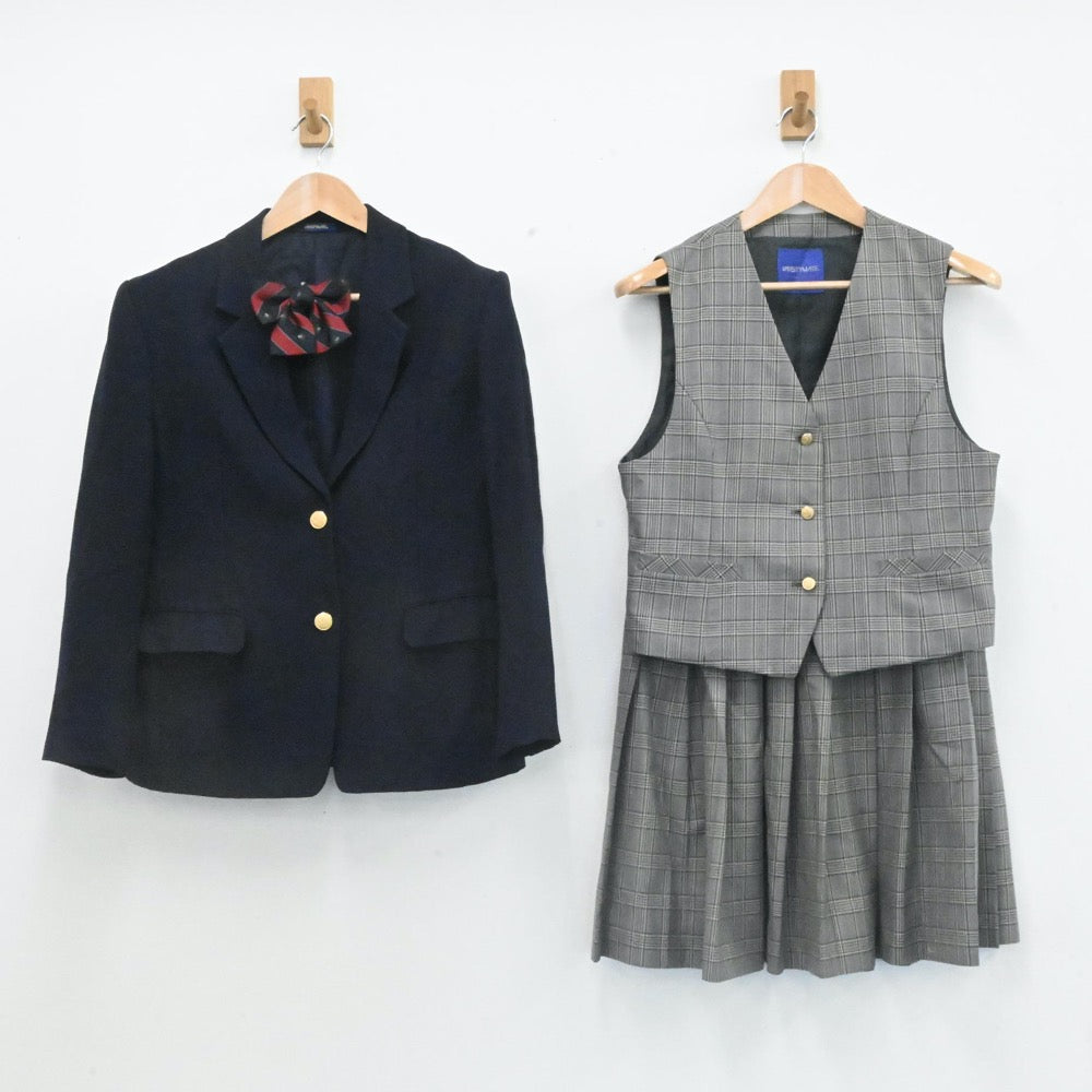 中古制服】北海道 石狩翔陽高等学校 女子制服 4点（ブレザー
