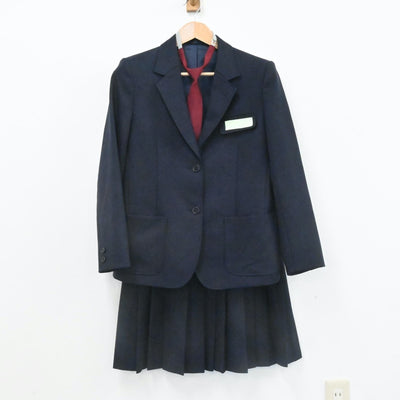 【中古】埼玉県 川口市立里中学校 女子制服 4点（ブレザー・ベスト・スカート）sf006599