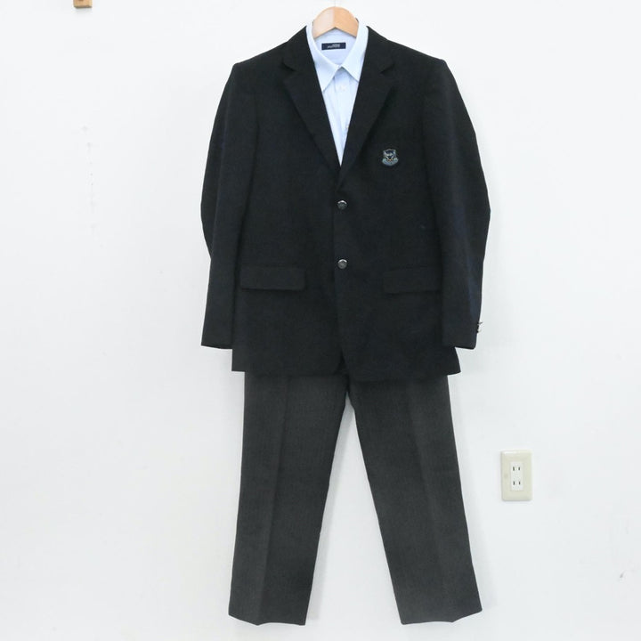 中古制服】埼玉県 武蔵野星城高校 男子制服 6点（ブレザー