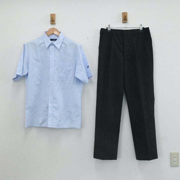 中古制服】埼玉県 武蔵野星城高校 男子制服 3点（シャツ・ズボン