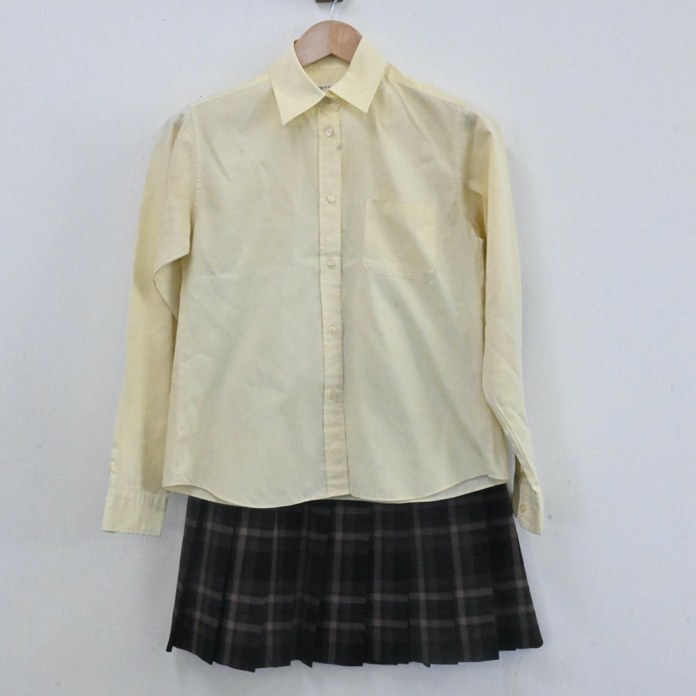 【中古】東京都 八王子学園八王子高等学校 女子制服 7点（ブレザー・シャツ・ニット・スカート）sf006642