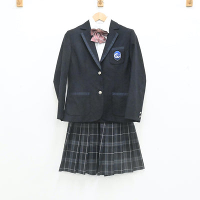 【中古】新潟県 北越高等学校 女子制服 8点（ブレザー・ニット・ニット・シャツ・スカート）sf006660