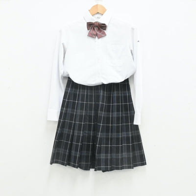 【中古】新潟県 北越高等学校 女子制服 8点（ブレザー・ニット・ニット・シャツ・スカート）sf006660