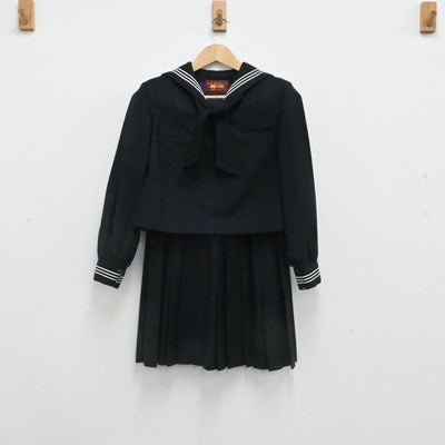 【中古】東京都 豊島岡中学高等学校 女子制服 4点（セーラー服・スカート・スカート）sf006670