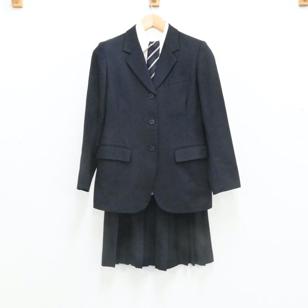 【中古】東京都 吉祥女子中学・高等学校 女子制服 6点（ブレザー・ニット・シャツ・スカート）sf006685