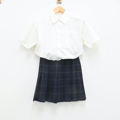 【中古】東京都 吉祥女子中学・高等学校 女子制服 6点（シャツ・ニットベスト・スカート）sf006686