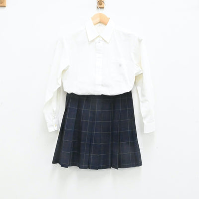 【中古】東京都 吉祥女子中学・高等学校 女子制服 6点（シャツ・ニットベスト・スカート）sf006687