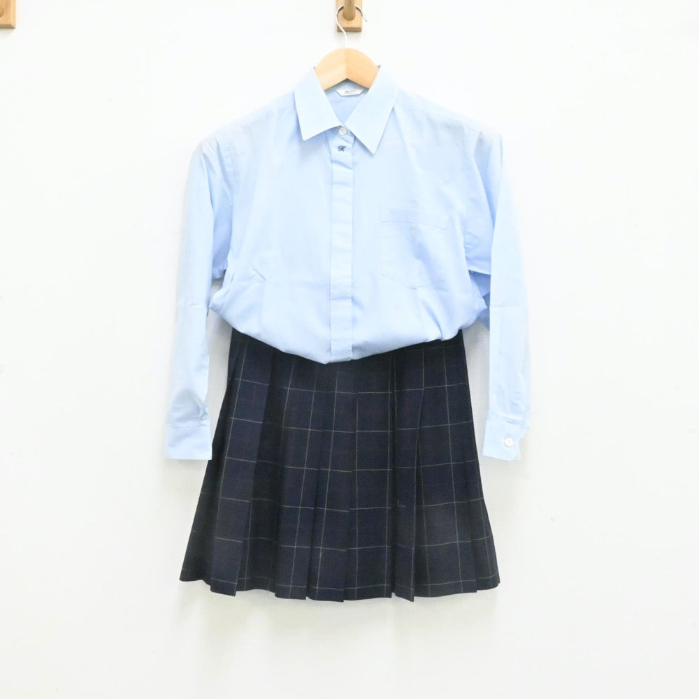 【中古】東京都 吉祥女子中学・高等学校 女子制服 6点（シャツ・ニットベスト・スカート）sf006687