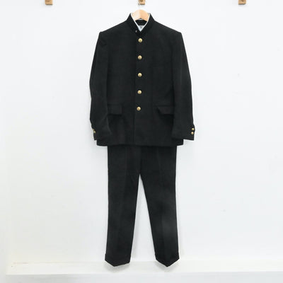 中古制服】兵庫県 広嶺中学校 男子制服 3点（学ラン・ズボン