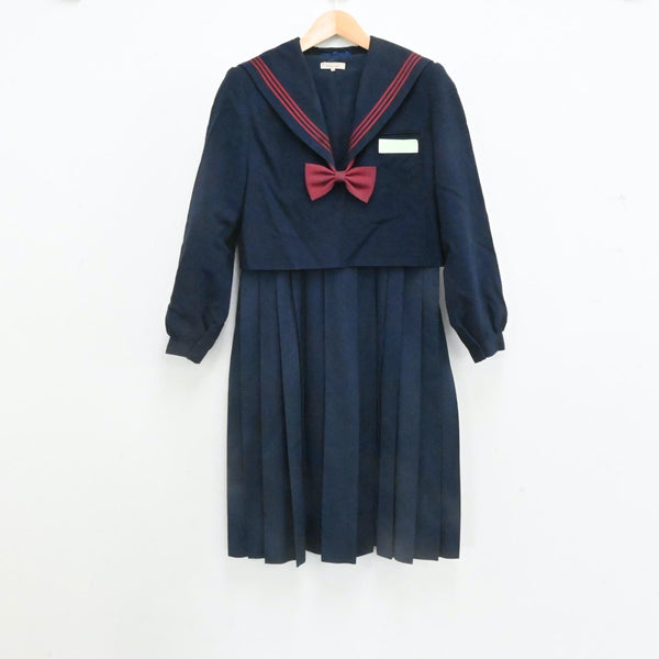 中古制服】福岡県 春日野中学校 女子制服 4点（ニット・セーラー服・ジャンパースカート）sf006728【リサイクル学生服】 | 中古制服通販パレイド