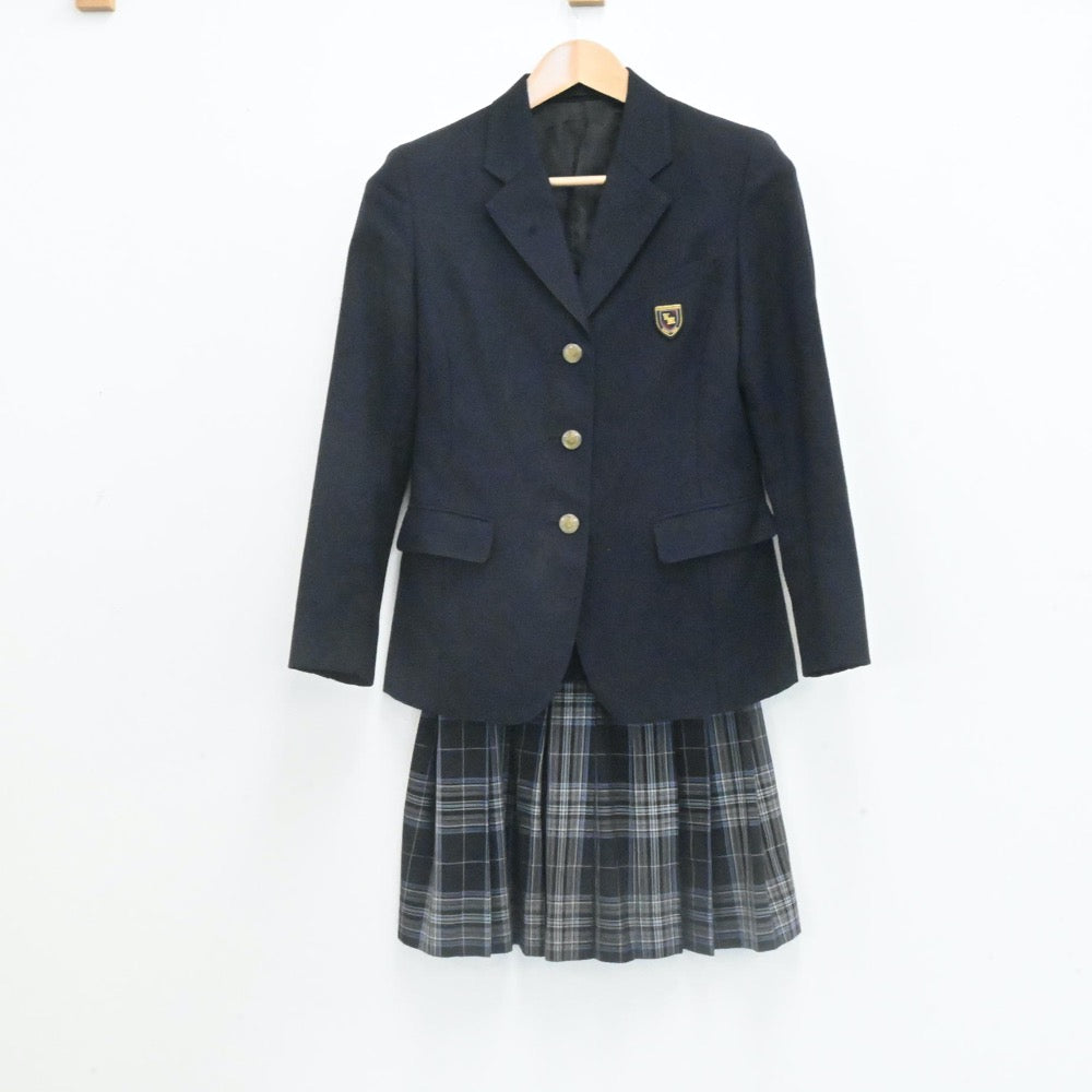 【中古】東京都 東京都立小平南高等学校 女子制服 5点（ブレザー・スカート）sf006744