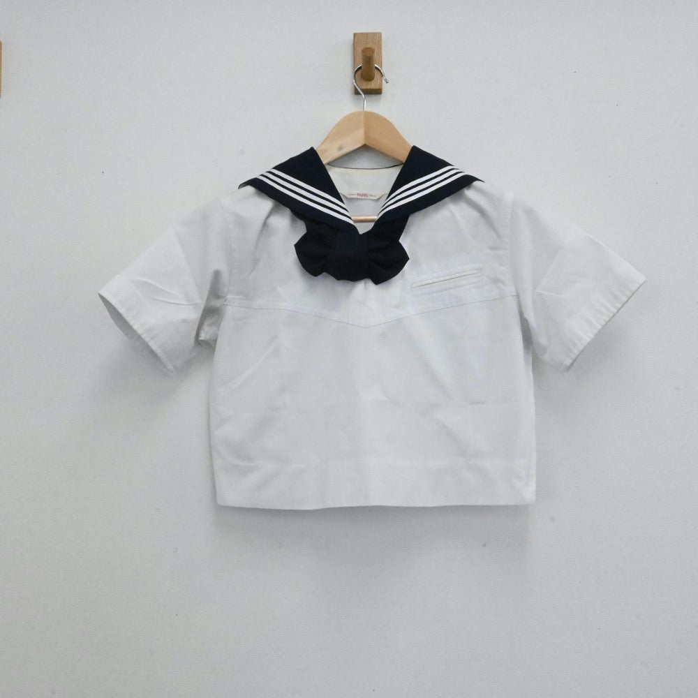 【中古】大阪府 大妻中学高等学校 女子制服 3点（セーラー服・スカート）sf006765