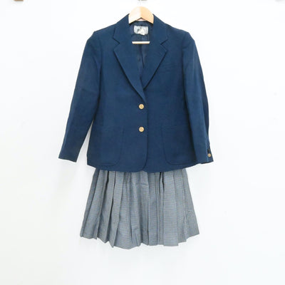 【中古】愛知県 東邦高校 女子制服 3点（ブレザー・スカート・スカート）sf006769