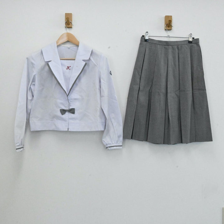 【中古制服】鹿児島県 鹿児島県立加世田高校 女子制服 3点（セーラー服・スカート）sf006782【リサイクル学生服】 | 中古制服通販パレイド