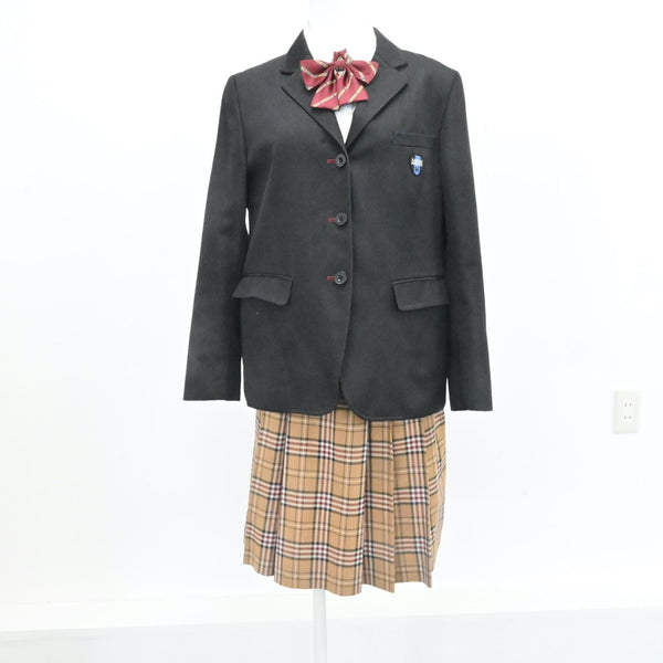 中古制服】大阪府 関西大学北陽高等学校 女子制服 5点（ブレザー