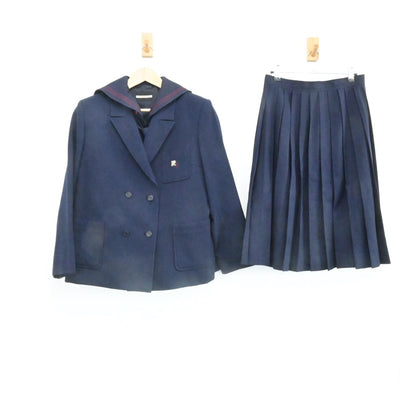 【中古】神奈川県 北鎌倉女子学園中学校･高等学校 女子制服 4点（ブレザー・セーラー服・スカート）sf006810