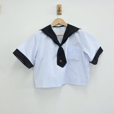 【中古】神奈川県 北鎌倉女子学園中学校･高等学校 女子制服 4点（セーラー服・スカート）sf006811