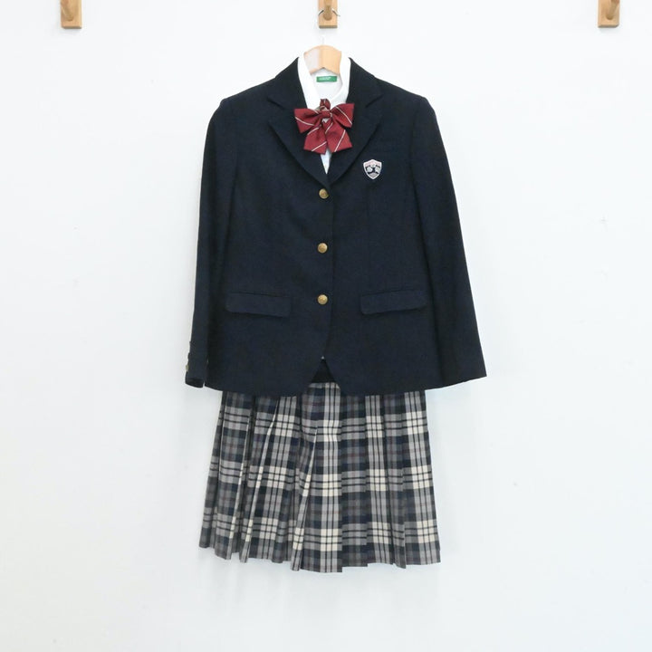 中古制服】大阪府 四条畷高等学校 女子制服 5点（ブレザー・シャツ・ニット・スカート）sf006817【リサイクル学生服】 | 中古制服通販パレイド