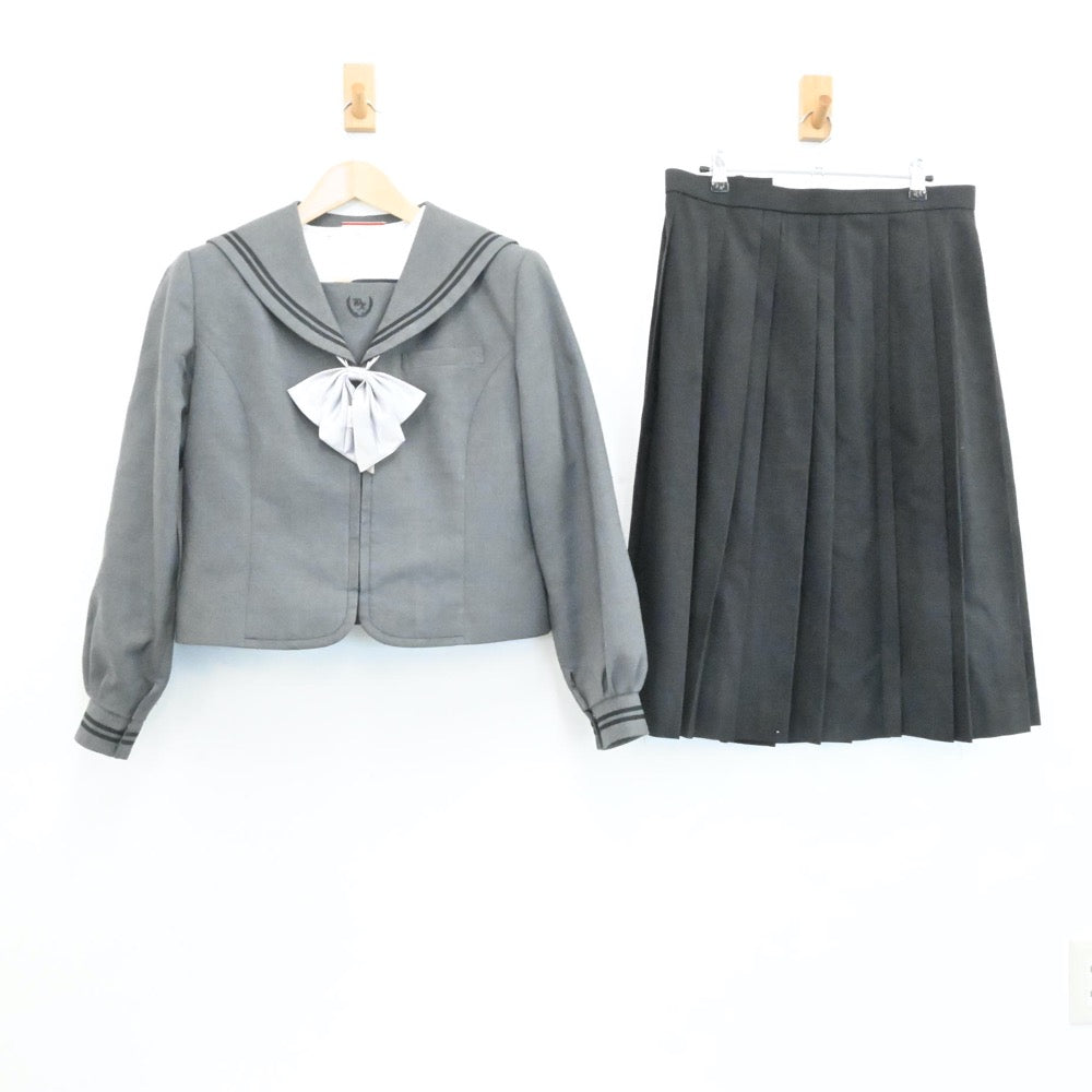 【中古】和歌山県 和歌山北高等学校 女子制服 4点（セーラー服・スカート）sf006855