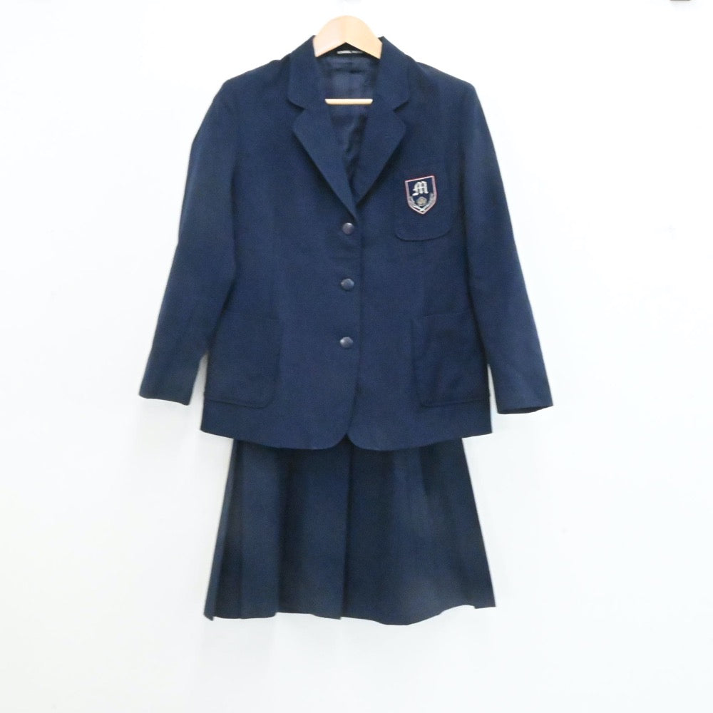 【中古】東京都 三沢中学校 女子制服 3点（ブレザー・ベスト・スカート）sf006859