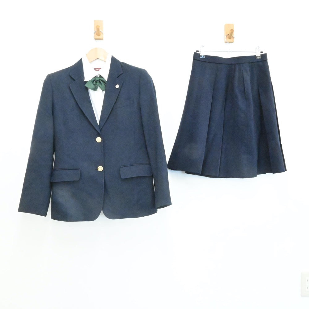 【中古】東京都 明治学院東村山高等学校 女子制服 5点（ブレザー・シャツ・スカート）sf006868