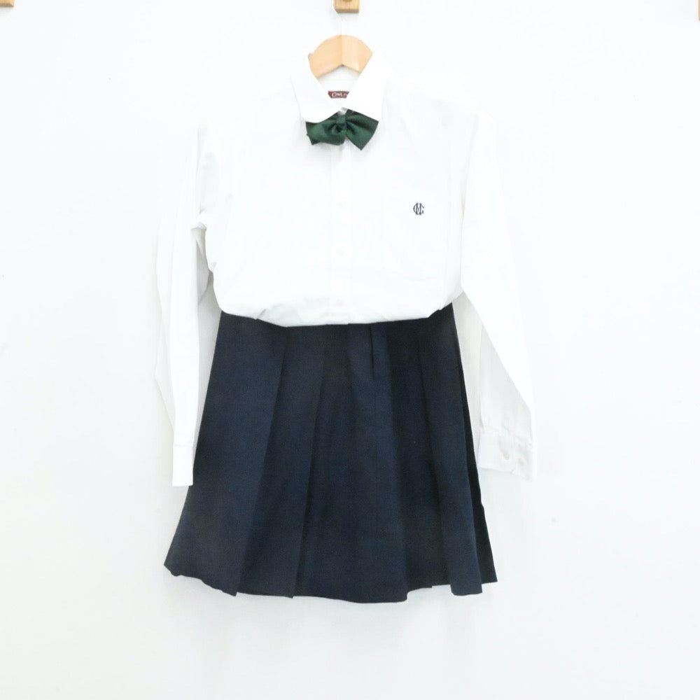 【中古】東京都 明治学院東村山高等学校 女子制服 5点（ブレザー・シャツ・スカート）sf006868