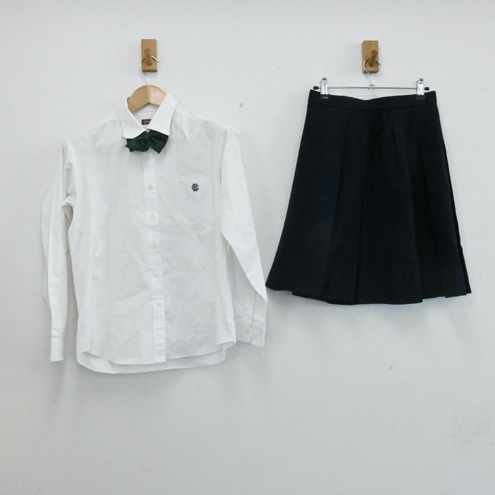 【中古】東京都 明治学院東村山高等学校 女子制服 5点（ブレザー・シャツ・スカート）sf006868