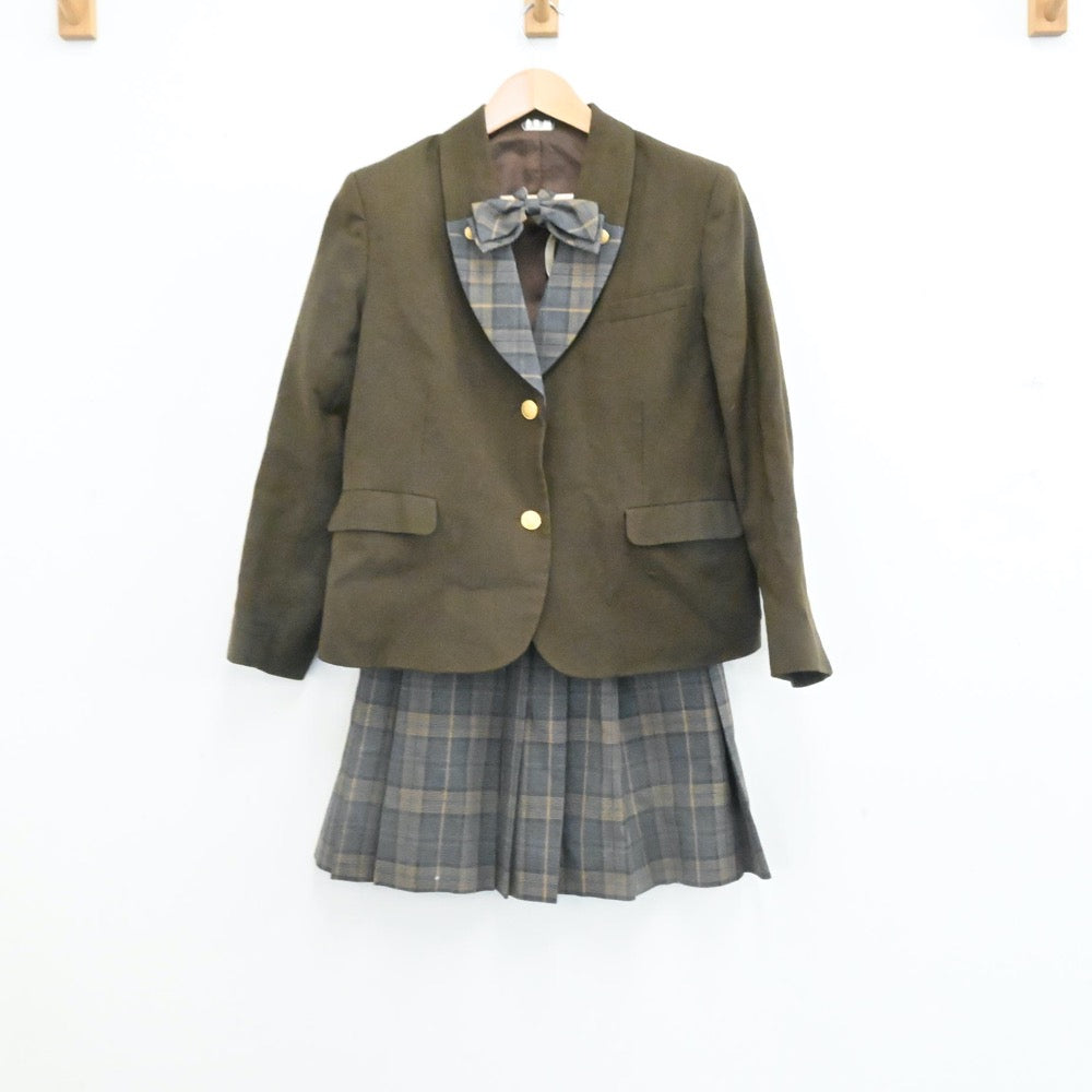 【中古】神奈川県 戸塚高等学校 女子制服 3点（ブレザー・スカート）sf006886