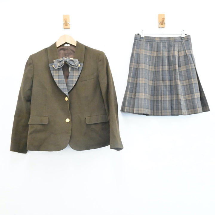 【中古】神奈川県 戸塚高等学校 女子制服 3点（ブレザー・スカート）sf006886