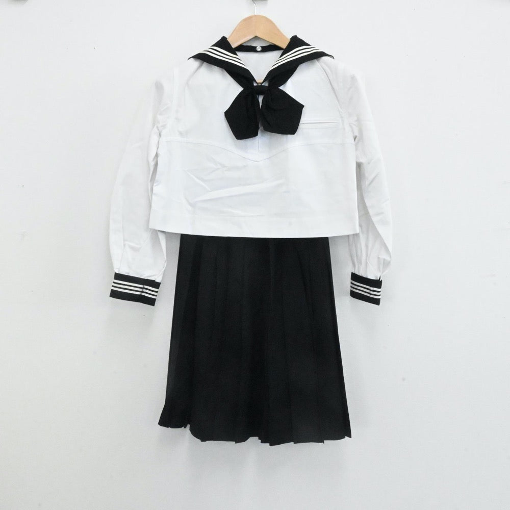 【中古】東京都 富士見中学・高等学校 女子制服 5点（セーラー服・スカート）sf006890