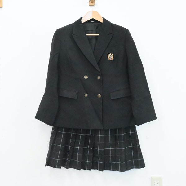 中古制服】埼玉県 埼玉栄高等学校 女子制服 3点（ブレザー・スカート 